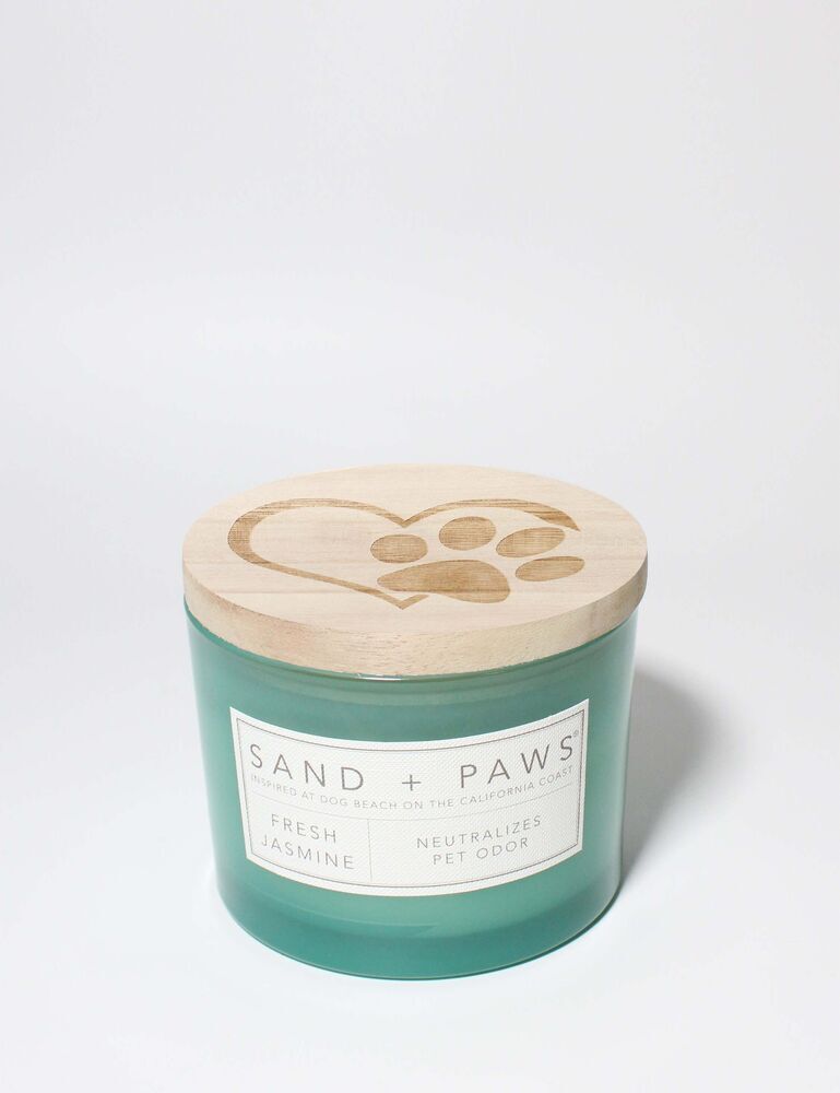 Sand + Paws Fresh Jasmine 12 Oz Scented Candle