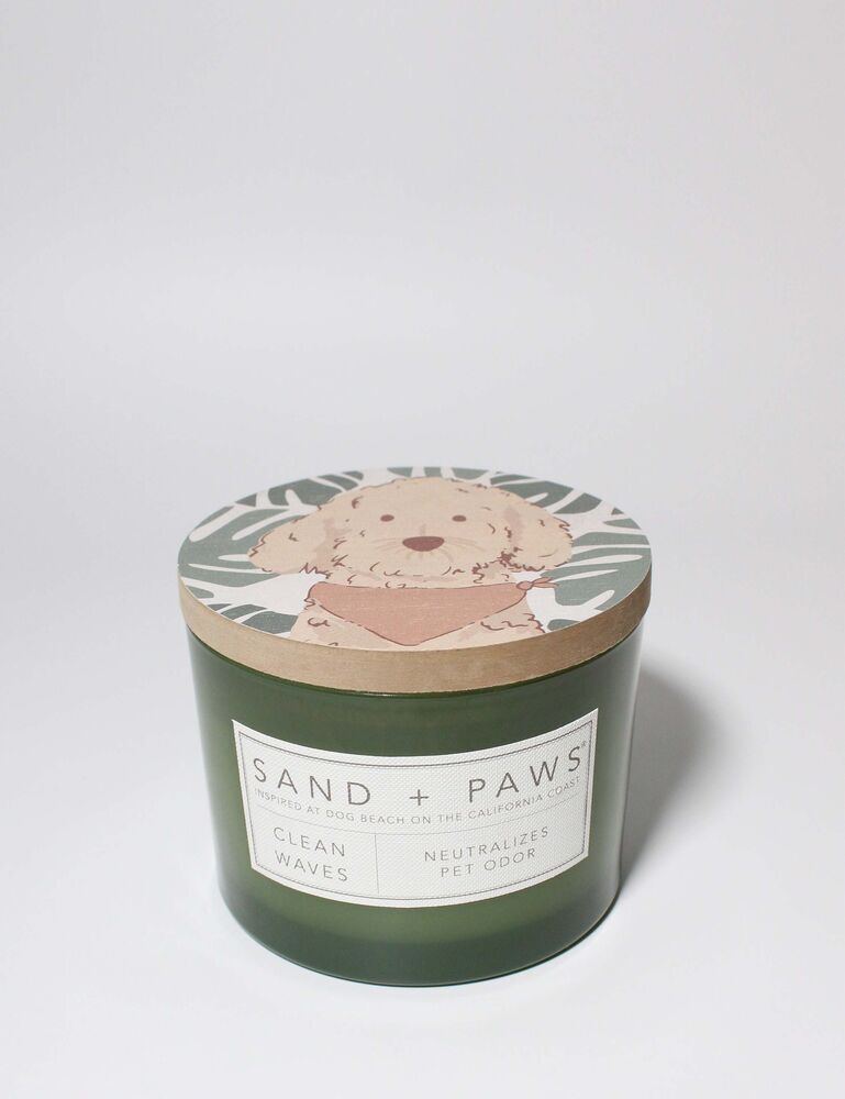 Sand + Paws Clean Waves 12 Oz Scented Candle