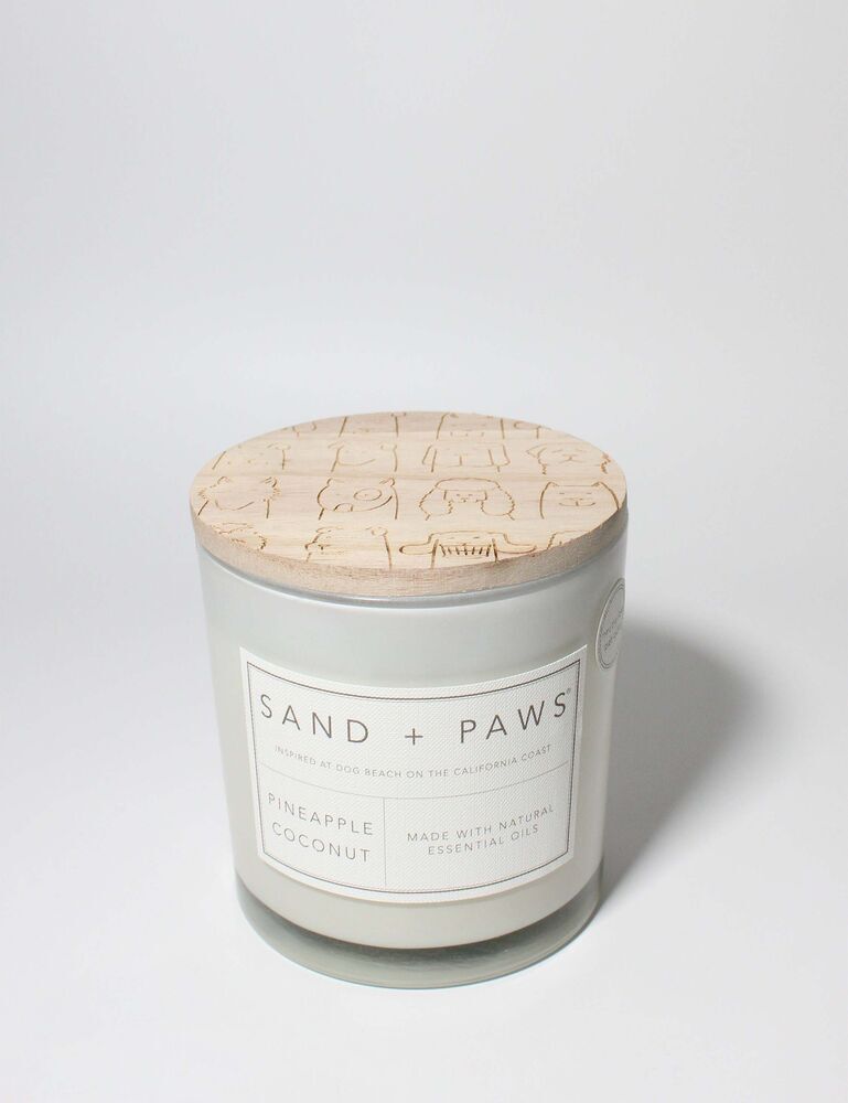 Sand + Paws Pineapple Coconut 21 Oz Scented Candle