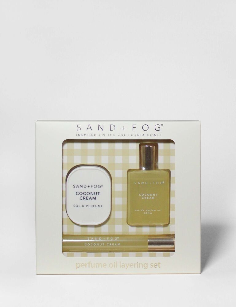 Perfume Oil Rollerballs And Solid Perfume Set - Coconut Cream
