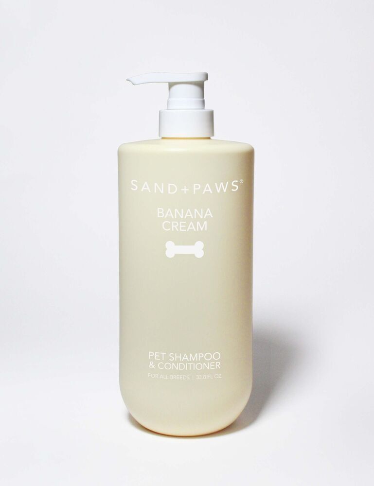 Sand + Paws Pet Shampoo & Conditioner - Banana Cream