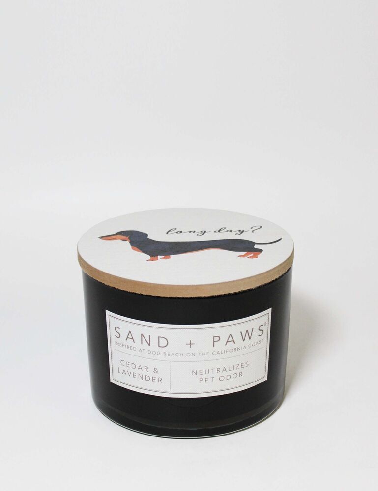 Sand + Paws Cedar & Lavender 12 Oz Scented Candle