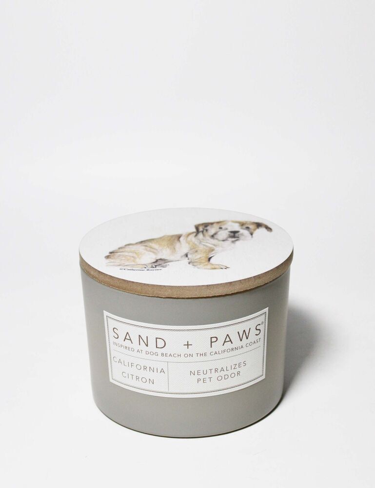 Sand + Paws California Citron 12 Oz Scented Candle