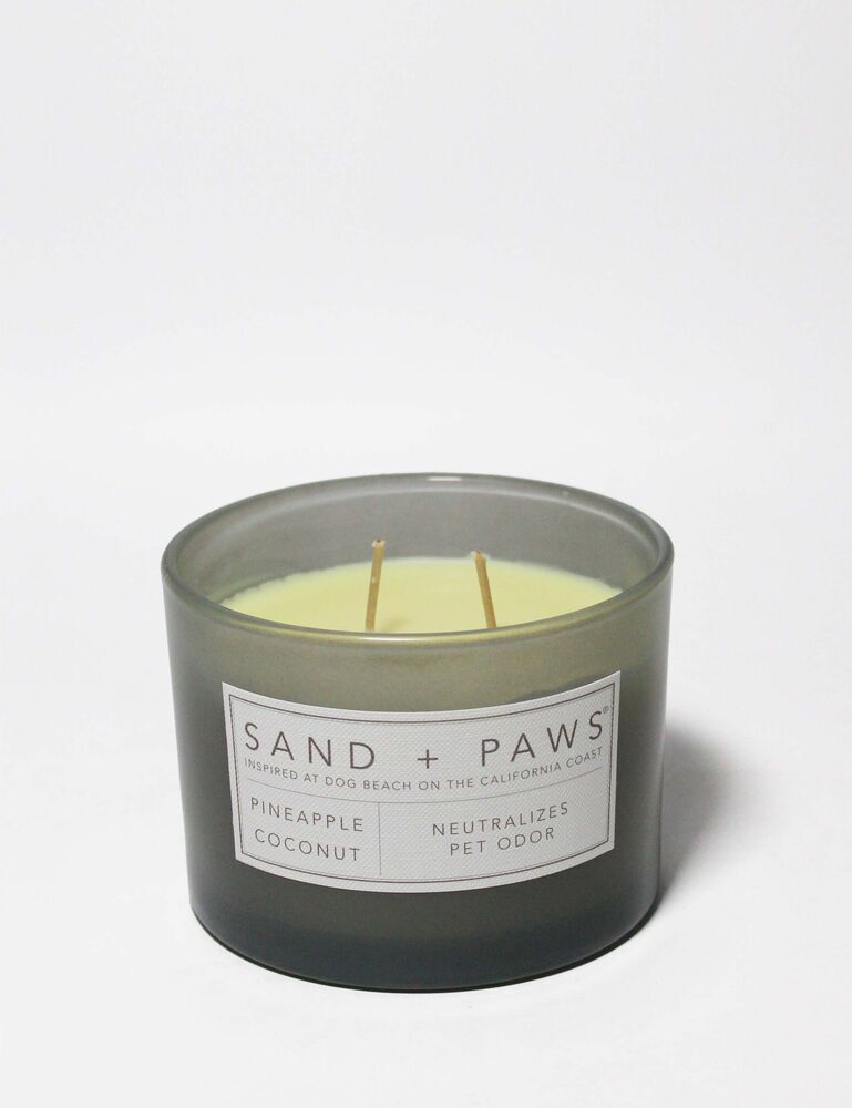 Sand + Paws Pineapple Coconut 12 Oz Scented Candle - Image 3