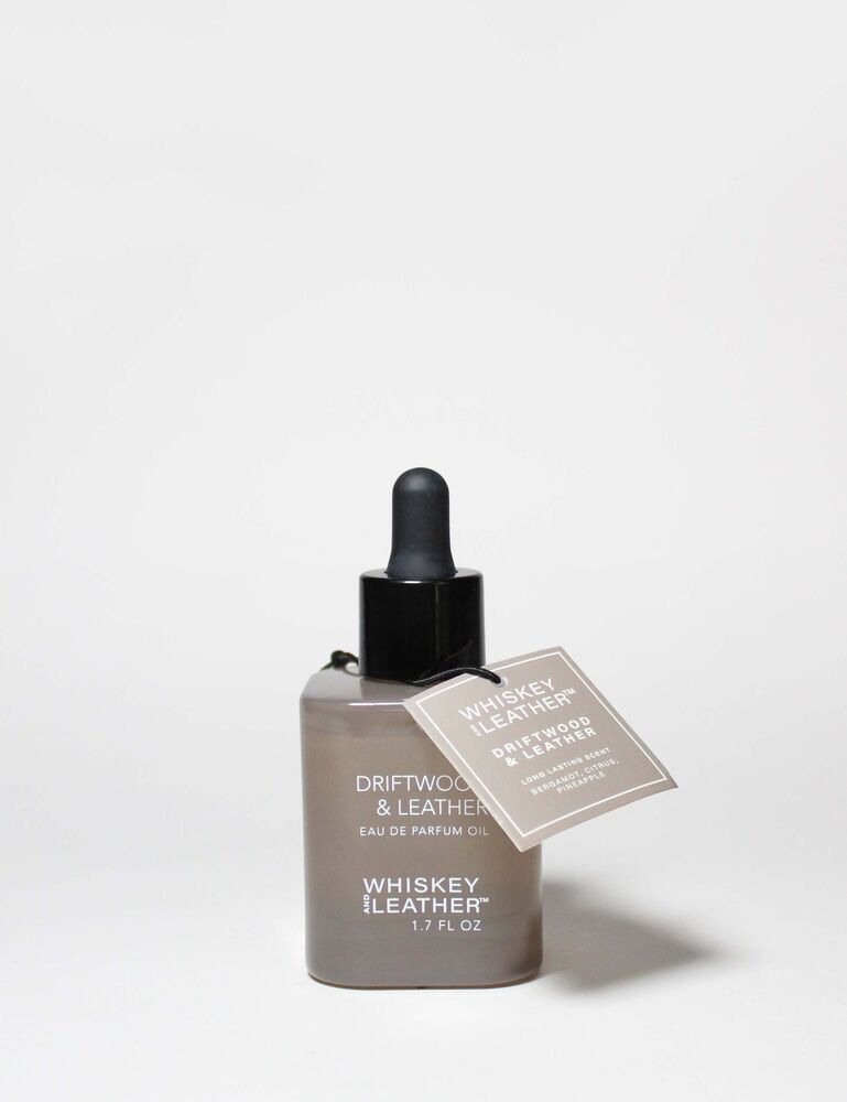 Driftwood & Leather 50ml Perfume Oil Dropper