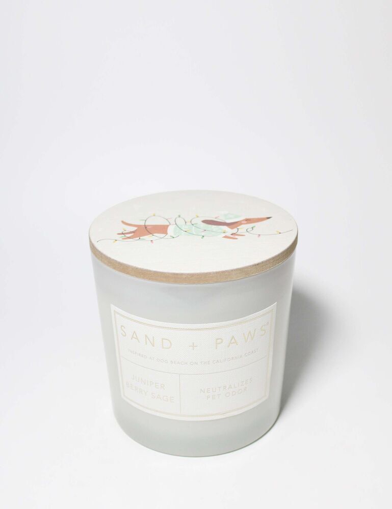 Sand + Paws Juniper Berry Sage 21 Oz Scented Candle