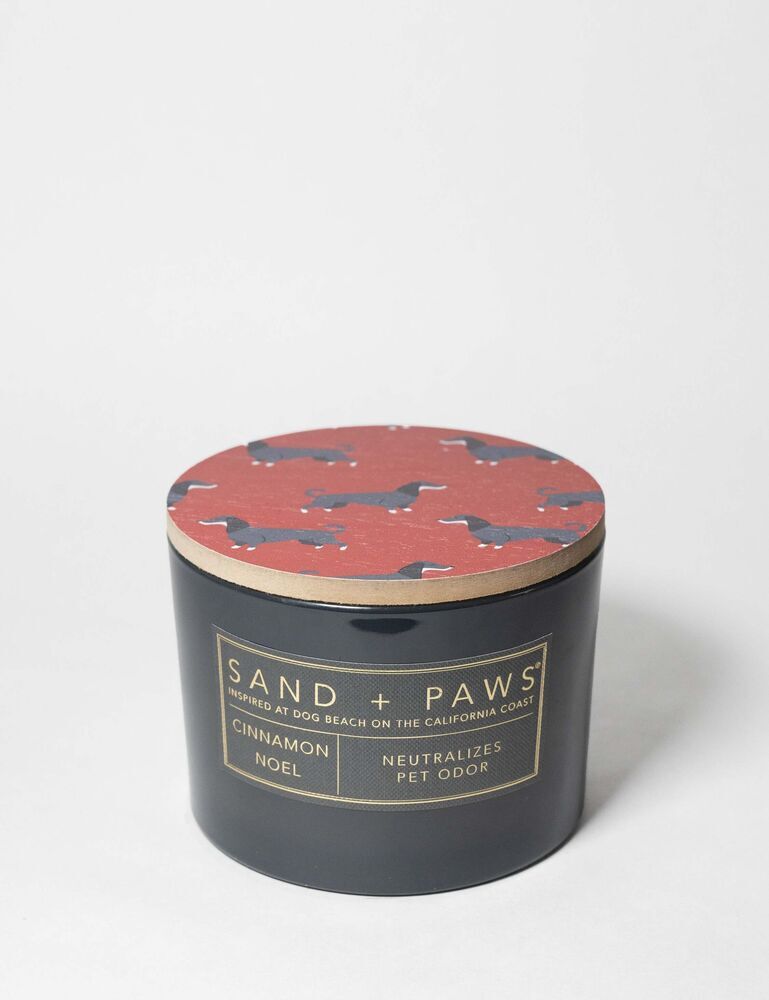 Sand + Paws Cinnamon Noel 12 Oz Scented Candle