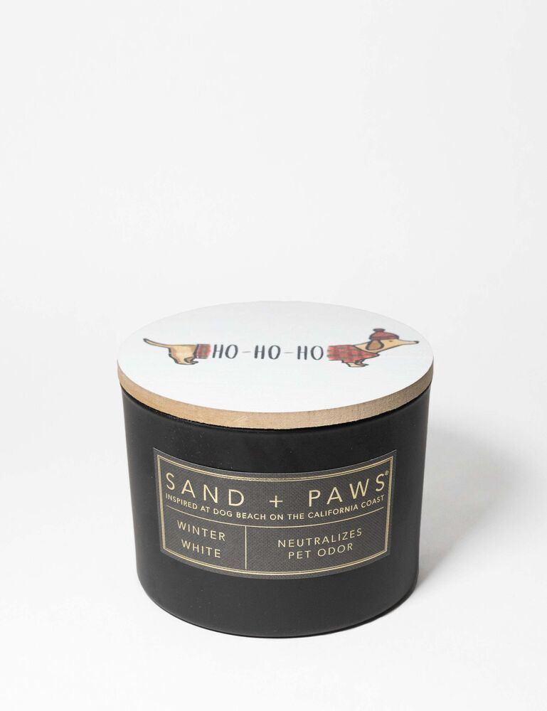 Sand + Paws Winter White 12 Oz Scented Candle