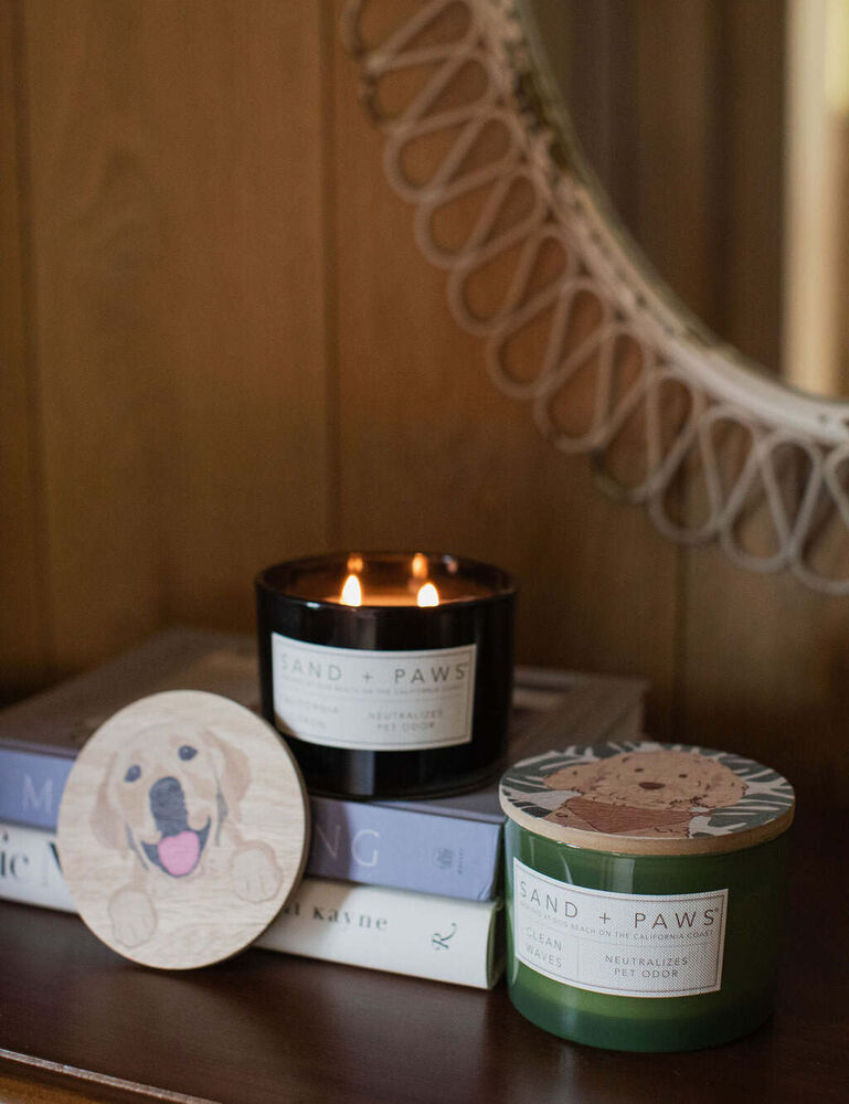 Sand + Paws California Citron 12 Oz Scented Candle - Image 5