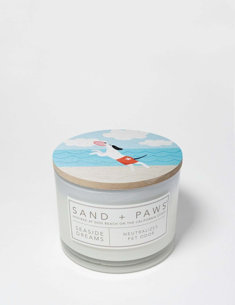Sand + Paws Seaside Dreams 12 Oz Scented Candle