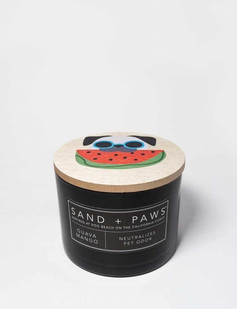 Sand + Paws Guava Mango 12 Oz Scented Candle