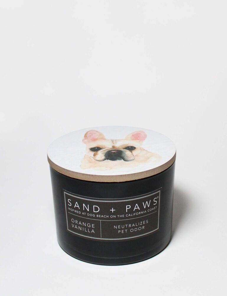 Sand + Paws Orange Vanilla 12 Oz Scented Candle