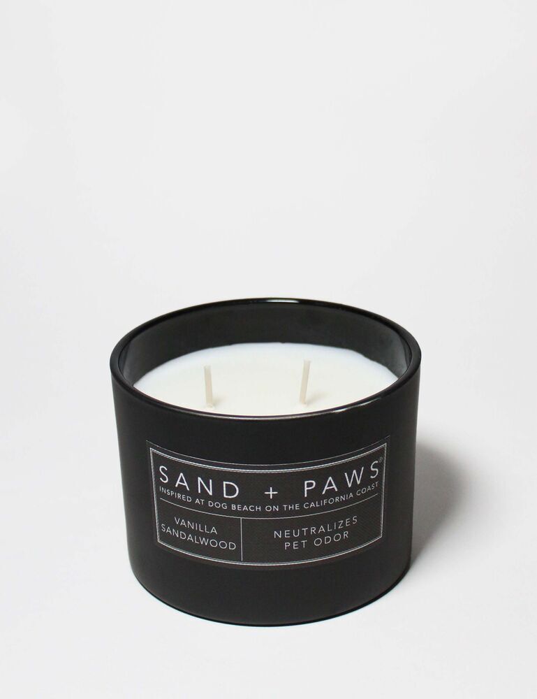 Sand + Paws Vanilla Sandalwood 12 Oz Scented Candle - Image 4