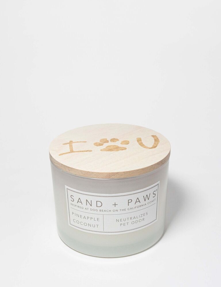 Sand + Paws Pineapple Coconut 12 Oz Scented Candle